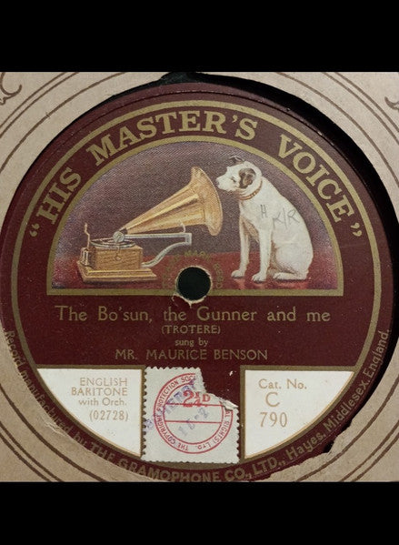 Peter Dawson, Maurice Benson : The Roamer / The Bo'sun., The Gunner And Me (Shellac, 12")