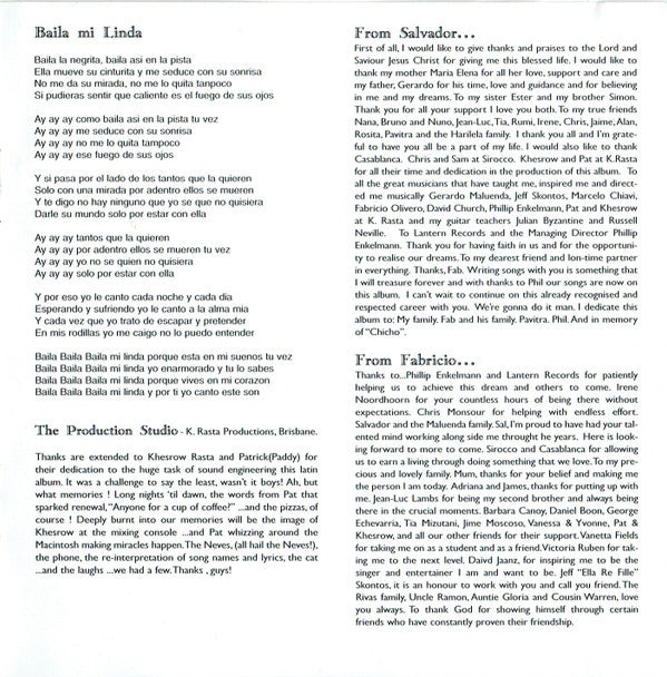 Fabricio* & Salvador* : Festival Latino (CD, Album)