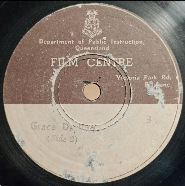Unknown Artist : Grace Darling (Side 1) /Grace Darling (Side 2) (Shellac, 10")