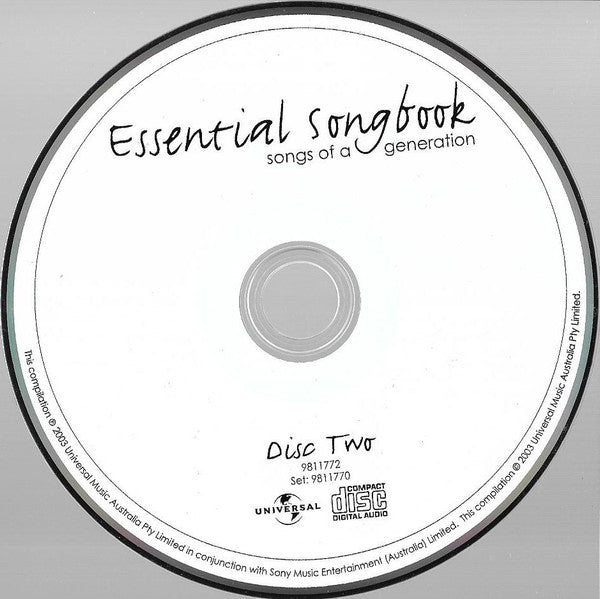 Various : Essential Songbook - Songs Of A Generation (2xCD, Comp)