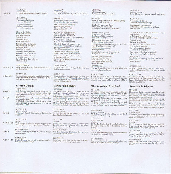 Choralschola Maria Einsiedeln*, Pater Roman Bannwart : Gregorianischer Choral - Benediktinerkloster Maria Einsiedeln (LP, Gat)
