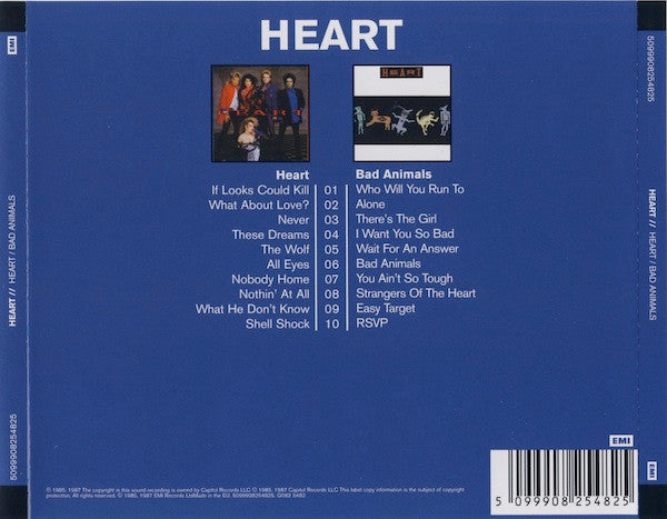 Heart : Heart / Bad Animals (2xCD, Album, Comp)