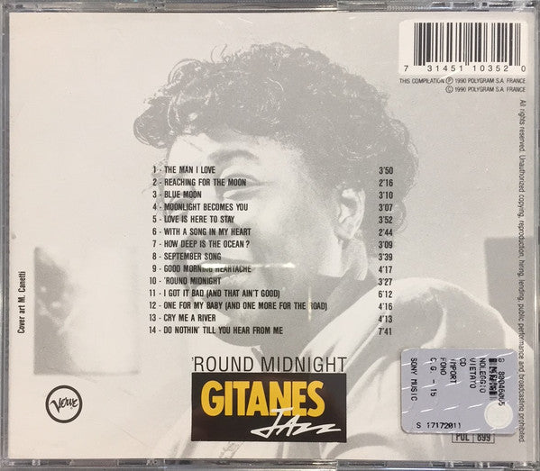 Ella Fitzgerald : 'Round Midnight (CD, Comp, RM)