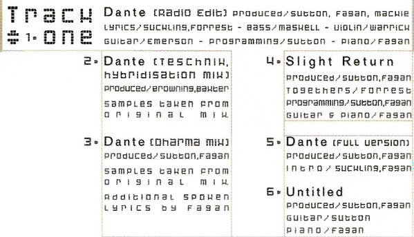 Fagan : Dante (CD, Maxi)