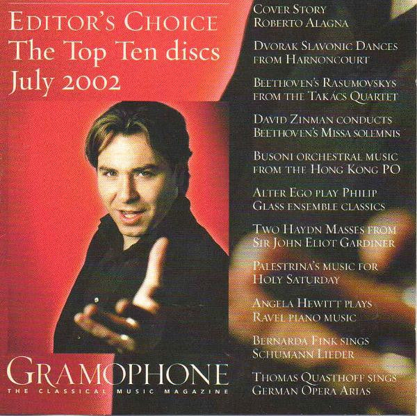 Various : Gramophone Editor's Choice: July 2002 (CD, Comp)