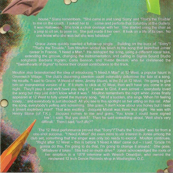 Grace Jones : Fame (CD, Album, P/Mixed, RE)