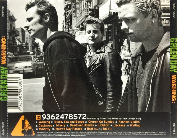 Green Day : Warning: (CD, Album)