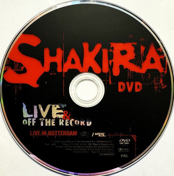 Shakira : Live & Off The Record (CD, Album + DVD-V, PAL)