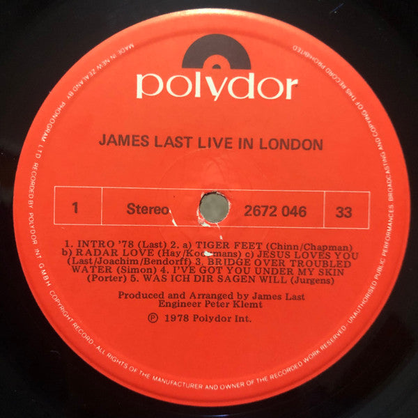 James Last : Live In London (2xLP)