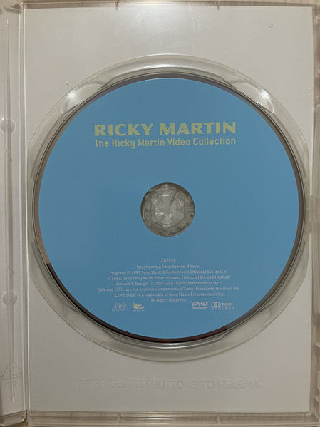 Ricky Martin : The Ricky Martin Video Collection (DVD, Comp)