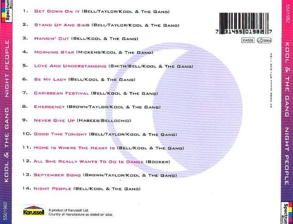 Kool & The Gang : Night People (CD, Comp)