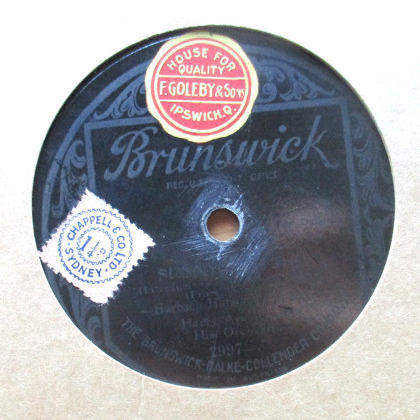 Harry Archer And His Orchestra : Who? - Fox Trot / Sonny - Fox Trot (Shellac, 10", Single, Mono)