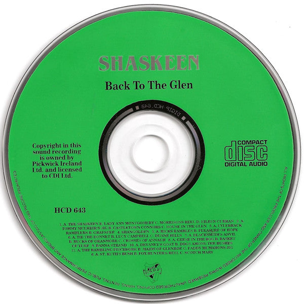 Shaskeen : Back To The Glen (CD, Album)
