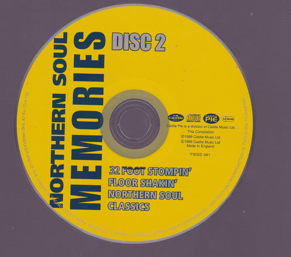 Various : Northern Soul Memories (2xCD, Comp)