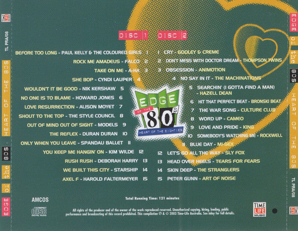 Various : Edge Of The 80s: Heart Of The Eighties (2xCD, Comp)
