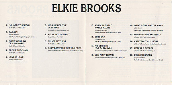 Elkie Brooks : Original Recordings (CD, Comp)