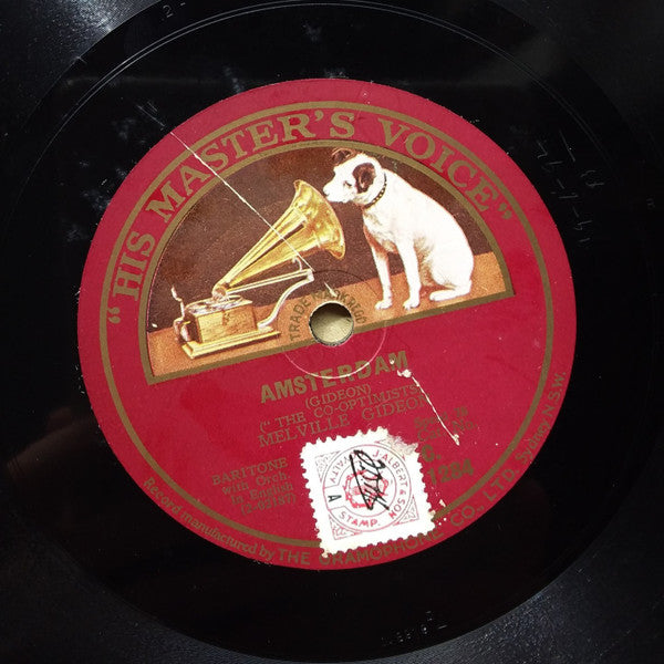 Melville Gideon : Amsterdam / Lacquer Lady (12", Mono)