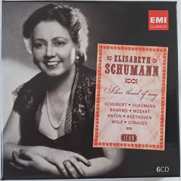 エリザベス・シューマン　silver thread of song Buy Elisabeth Schumann : Silver Thread Of Song (6xCD, Mono) Online