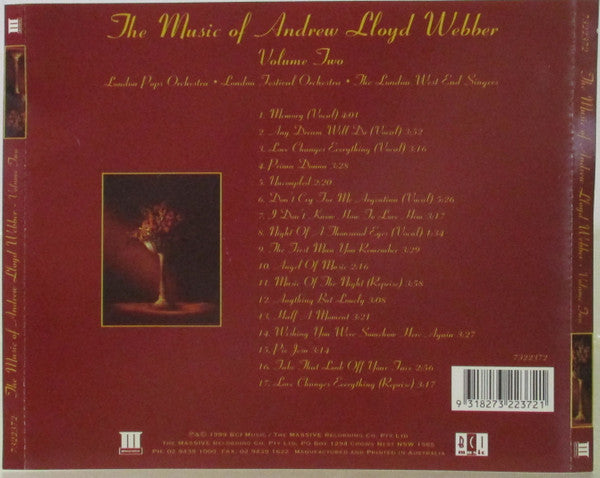 The London Pops Orchestra, London Festival Orchestra, The West End Singers : The Music Of Andrew Lloys Webber Volume 2 (CD)