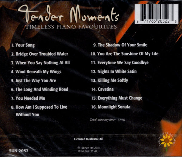 Unknown Artist : Tender Moments (Timeless Piano Favourites) (CD)
