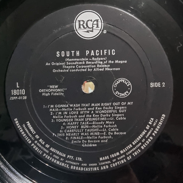 Rodgers & Hammerstein : RCA Records Presents Rodgers & Hammerstein's South Pacific (An Original Soundtrack Recording) (LP, Mono)