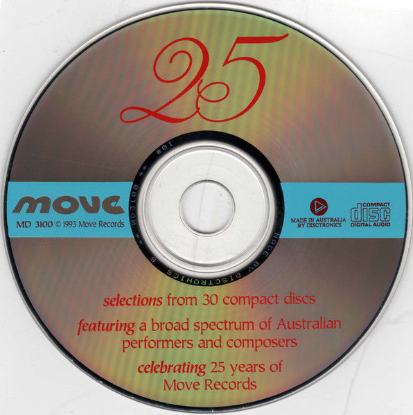 Various : Move 25 ... Celebrating 25 Years Of Move Records (CD)