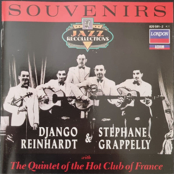 Django Reinhardt & Stephane Grappelly* With The Quintet Of The Hot Club Of France* : Souvenirs (CD, Comp)