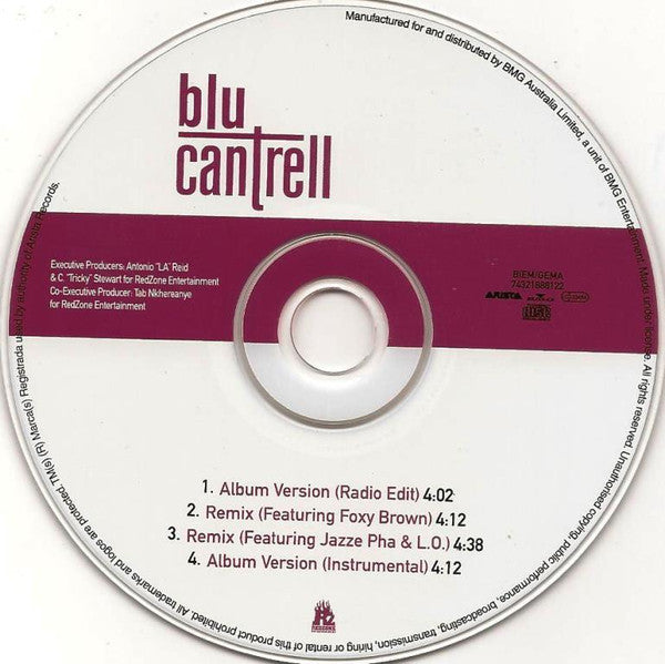 Blu Cantrell : Hit 'Em Up Style (Oops!) (CD, Maxi)