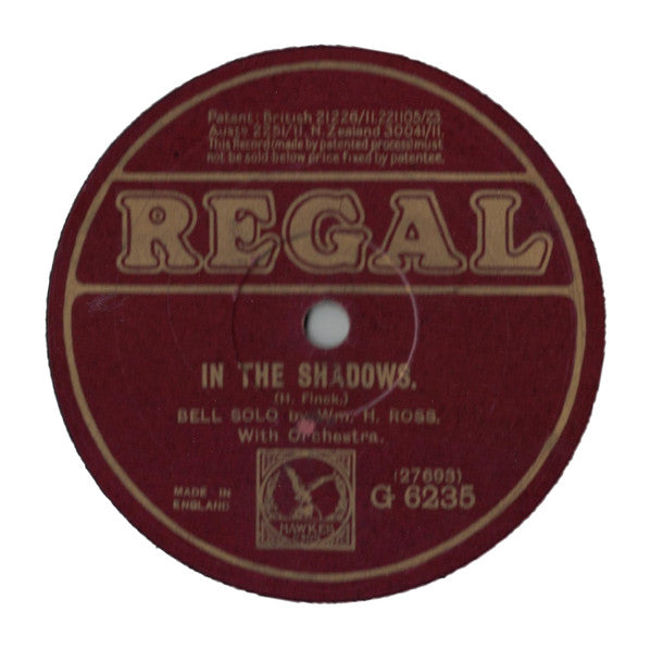 Wm. H. Ross : Pretty As A Pink / In The Shadows (Shellac, 10", RP)