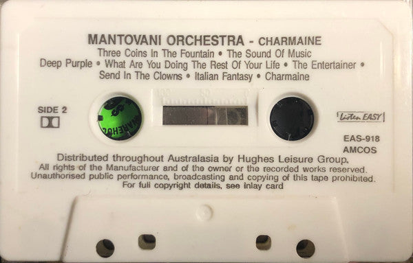 Mantovani And His Orchestra : Charmaine (Cass, Album)