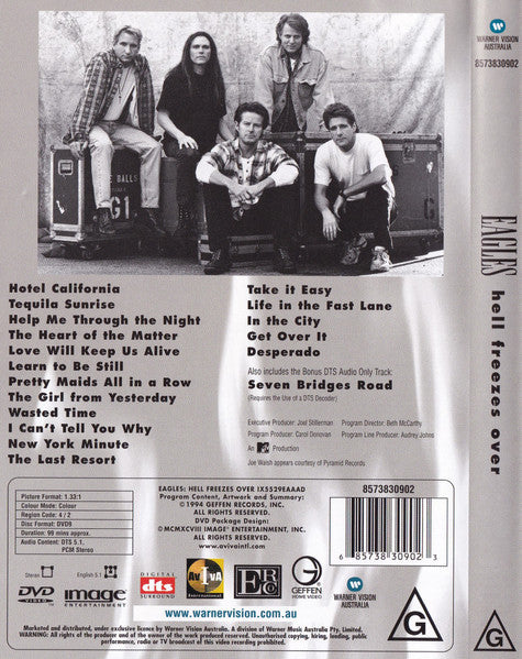 Eagles : Hell Freezes Over (DVD-V, RE, Multichannel, PAL, Reg)