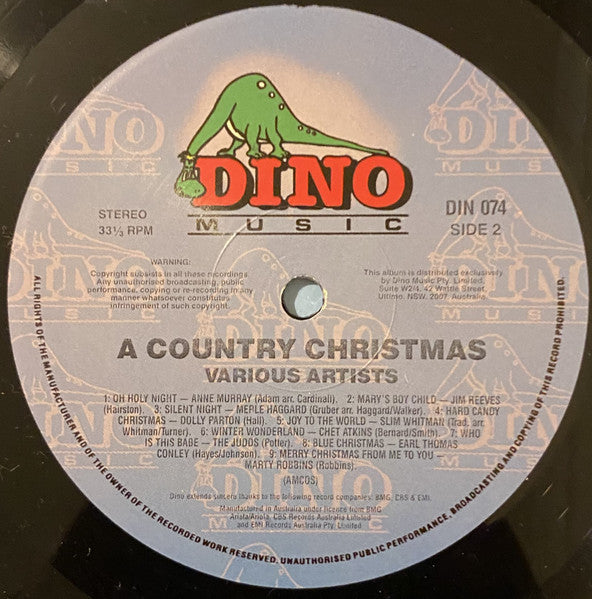 Various : A Country Christmas - 18 Christmas Classics (LP)