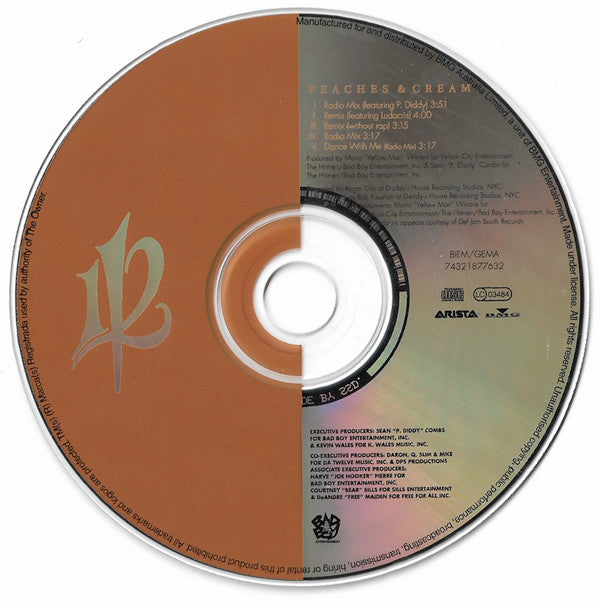 112 : Peaches & Cream (CD, Maxi)