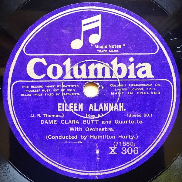 Clara Butt : My Ain Folk / Eileen Alannah (Shellac, 10", 80 RPM, Mono)