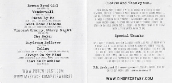 P.R. Dewhurst* : P. R. Dewhurst (CD, Album)