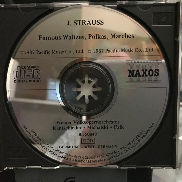 Johann Strauss Jr., Wiener Volksopernorchester : Famous Waltzes, Polkas, Marches (CD, Comp)