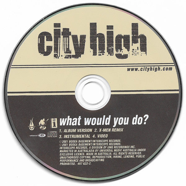 City High : What Would You Do? (CD, Maxi, Enh)