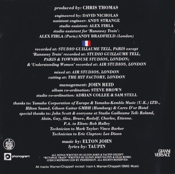 Elton John : The One (CD, Album, Dis)