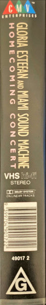 Miami Sound Machine : Homecoming Concert (VHS, PAL, Dol)