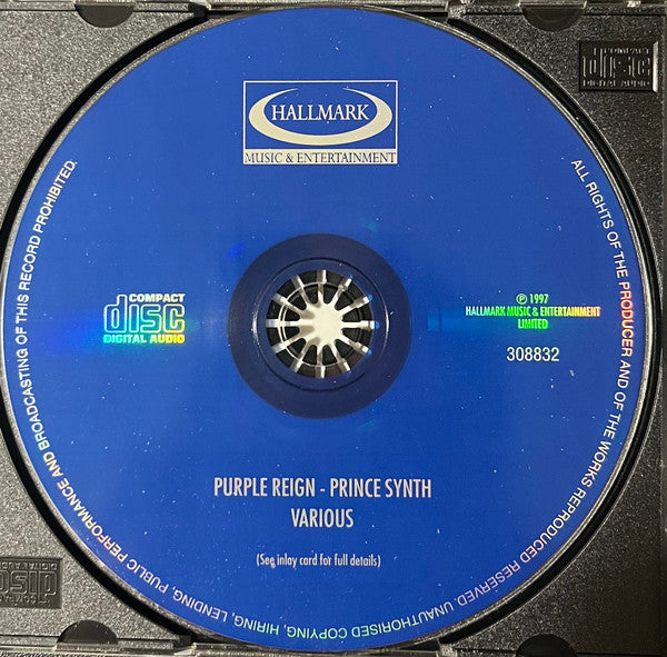 Various : Purple Reign - The Synth Plays Prince (CD, Comp)