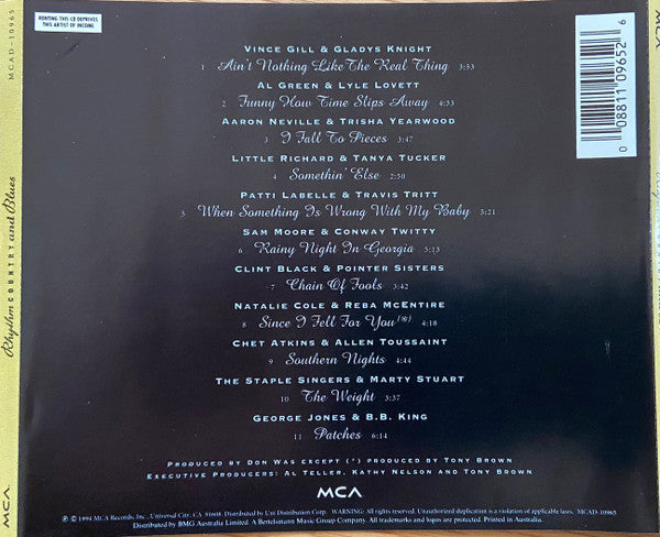 Various : Rhythm Country And Blues (CD, Album)