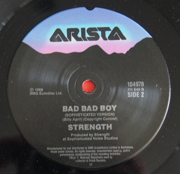 Strength (3) : The Girl For Me (7", Single)