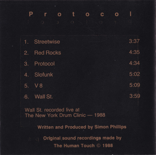 Simon Phillips : Protocol (CD, Album)