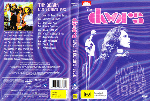 The Doors : Live In Europe 1968 (DVD-V, PAL)