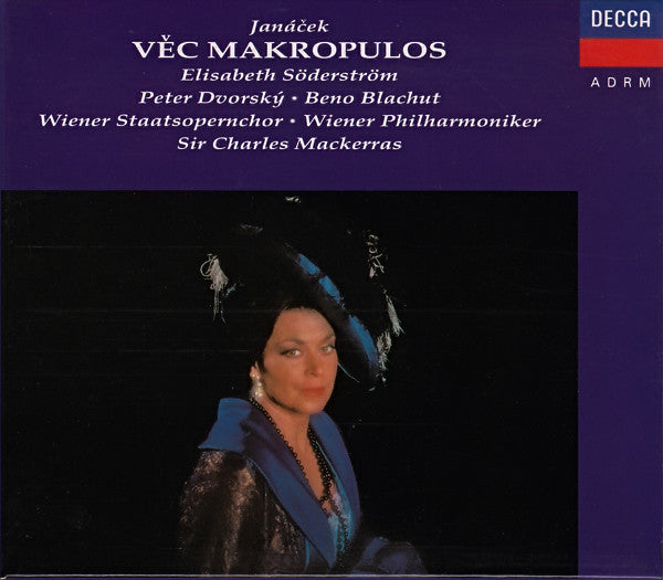 Leoš Janáček, Elisabeth Söderström, Peter Dvorský, Beno Blachut, Wiener Staatsopernchor, Wiener Philharmoniker, Sir Charles Mackerras : Věc Makropulos (2xCD, Album, PMD + Box)