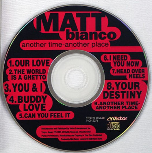 Matt Bianco : Another Time-Another Place (CD, Album)