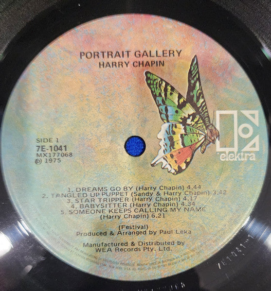 Harry Chapin : Portrait Gallery (LP, Album, Gat)