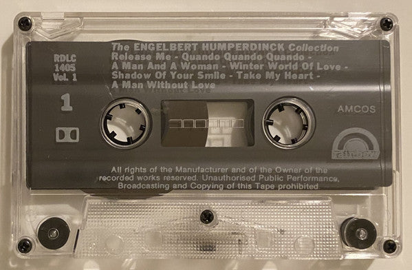 Engelbert Humperdinck : The Engelbert Humperdinck Collection Vol.1 (Cass, Comp, RE)