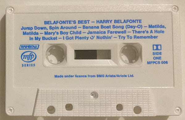 Harry Belafonte : Belafonte's Best (Cass, Comp, RE)