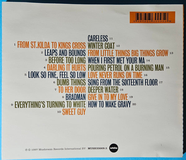 Paul Kelly (2) : Songs From The South - Paul Kelly's Greatest Hits (CD, Comp)